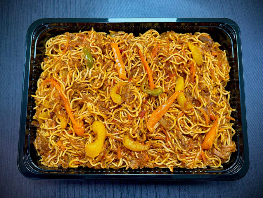 Noodles με λαχανικά για 10 άτομα