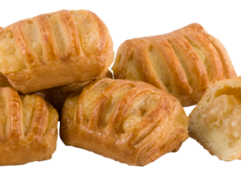 Πιατέλα 20 τμχ μικρά κρουασάν μήλου με κανέλα 