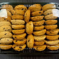 Πιατέλα 35 τμχ μικρά μπισκότα βανίλια - choco chips