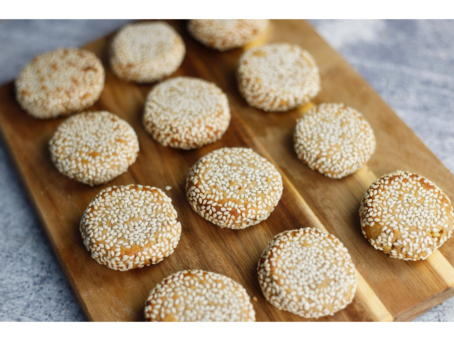 Πιατέλα catering 30 τμχ ταρτάκια ταχίνι νηστίσιμα              