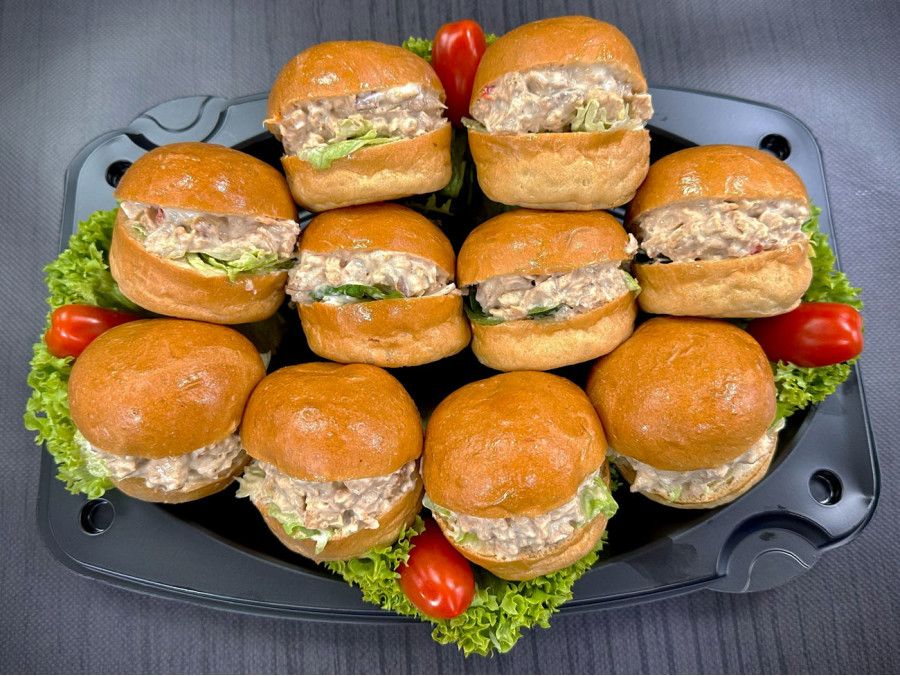 Πιατέλα 10 τμχ μικρά μπριόζ κοτόπουλο - μαγιονέζα