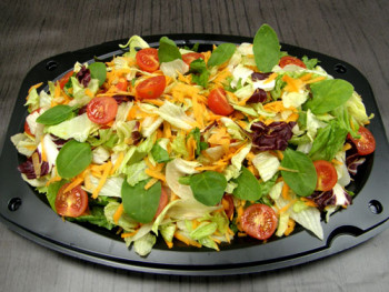 Tricolor vegetable catering salad